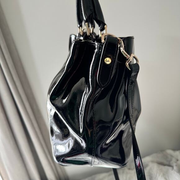 Dooney & Bourke Brenna Patent Leather bag black $411 - Picture 5 of 15